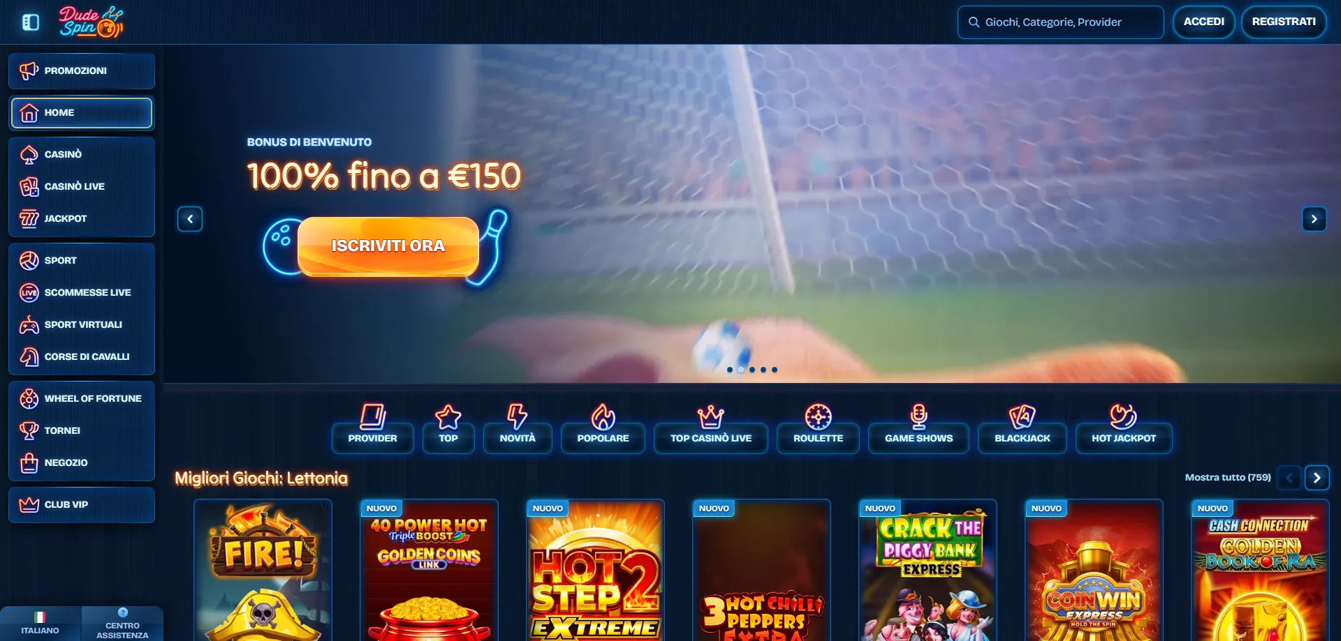 Dudespin Casino – panoramica della piattaforma e accesso all'account